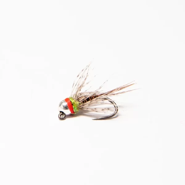 silver tungsten soft hackle euro jig (price for 12 flies)