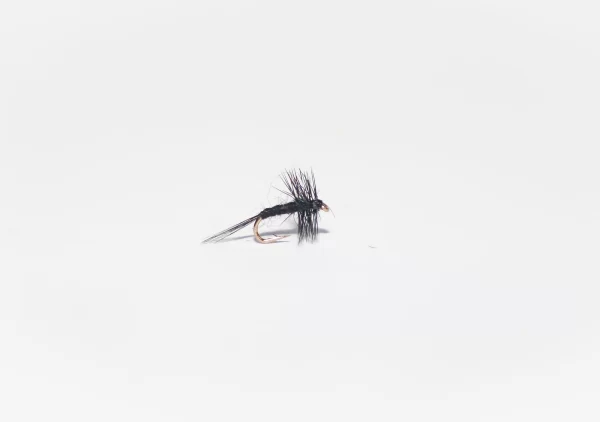 Black Midge Dry Fly (price for 12 flies)