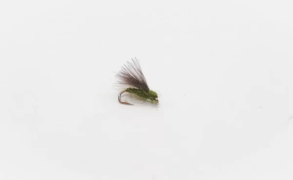 CDC Olive Dry fly (price for 12 flies)