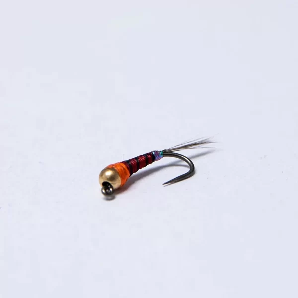 Gold tungsten perdigon jig nymph (price for 12 flies)
