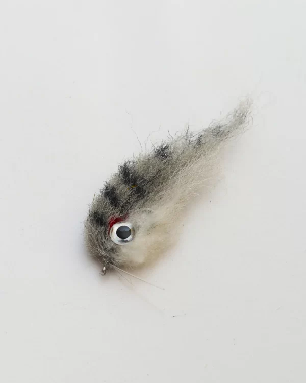 Gray Baitfish with Weed Guard (Price for 2 flies)