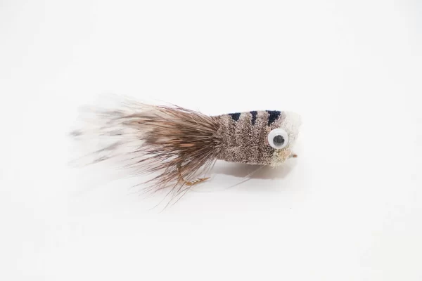 Natural Deer Hair Bass Bug (price for 4 Flies)
