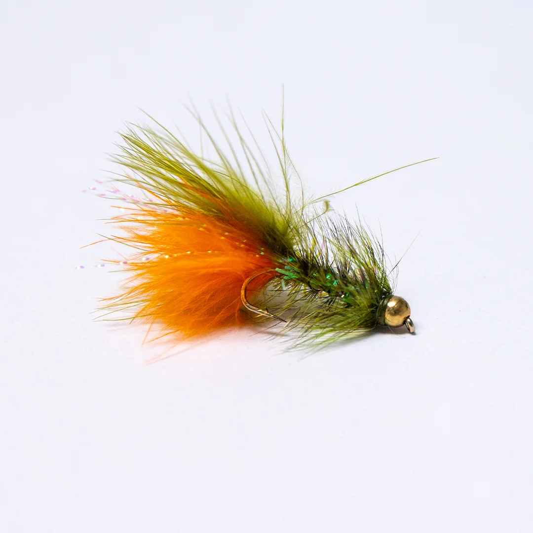 Champagne Worm - Weighted - Wooly Bugger Fly Co.