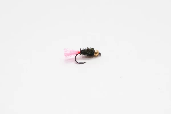 Pink peacock tungsten bead head euro Nymph (price for 12 flies) - Copier