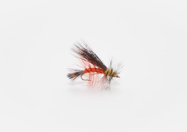 Stimulator Orange Dry Fly (price for 12 flies)