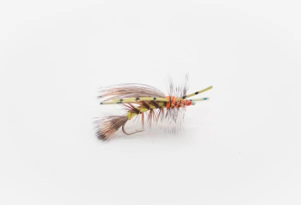 Stimulator rubber leg yellow (price for 12 flies)