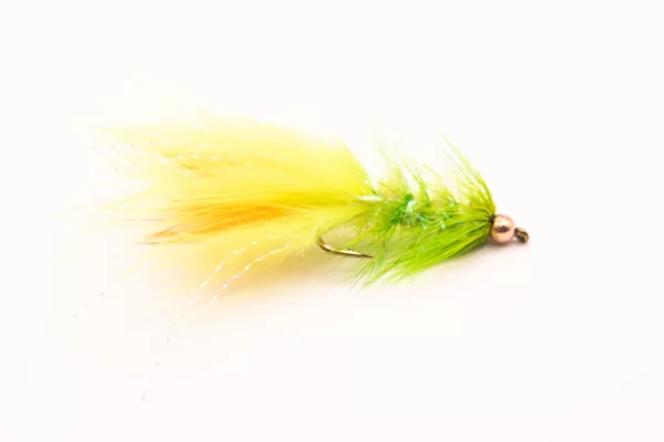 wooly bugger chartreuse and Yellow (price for 12 flies)