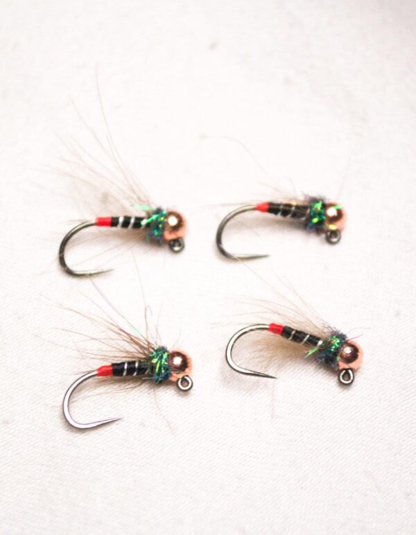 Barbless euronymph jig (price for 12 flies)