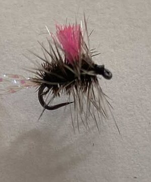 Griffith's gnat Hi-vis dry fly (price for 12 flies)