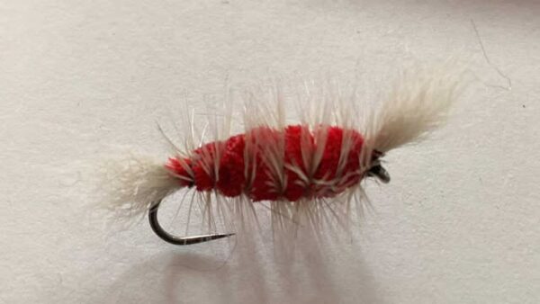 Red bomber dry fly (price for 12 flies)