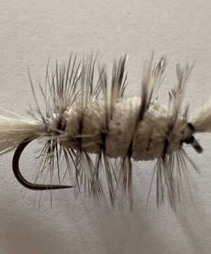 White Bombers dry (price for 12 flies)