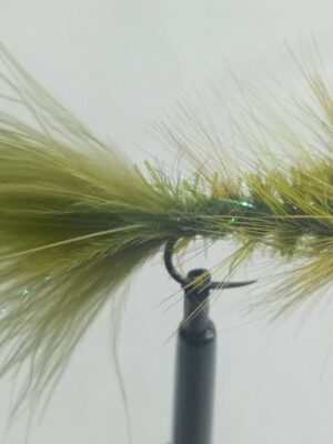 Conehead wooly bugger olive (price for 12 flies)