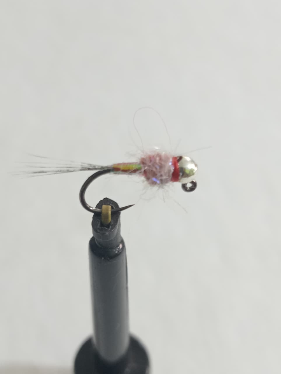 Rainbow warrior Silver tungsten bead nymphs (price for 12 flies)
