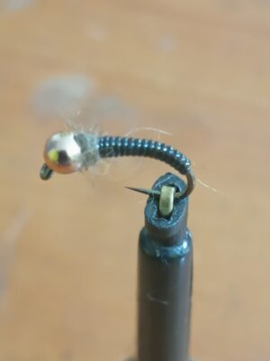 Simple black stone fly (price for 12 flies)
