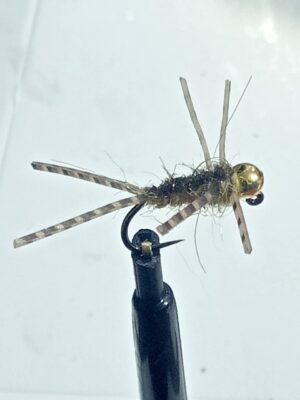 Stone Pony with light brown silli legs (price for 12 flies)