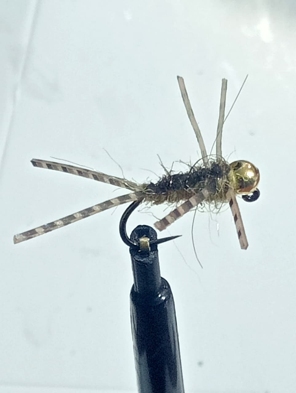 Stone Pony with light brown silli legs (price for 12 flies)