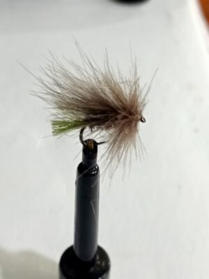 Peacock cornfed caddis dry (price for 12 flies)
